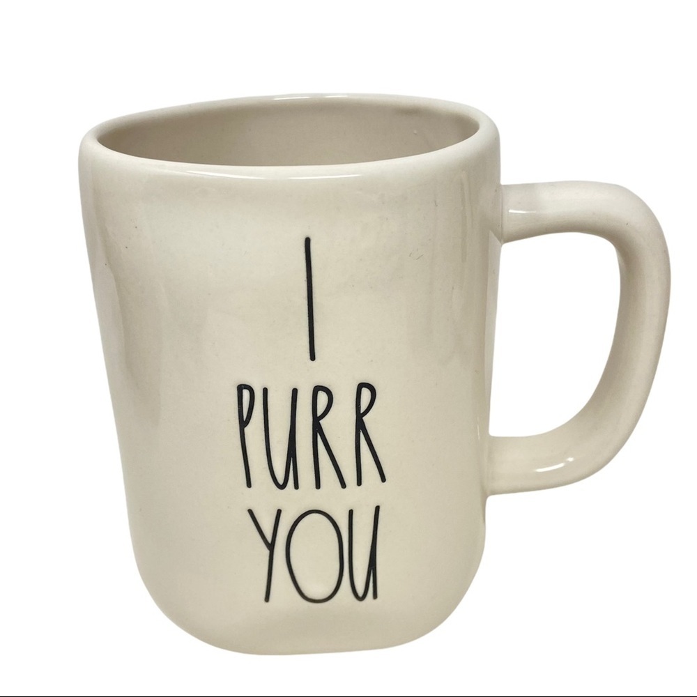 Rae Dunn White Coffee Mug “I Purr You”